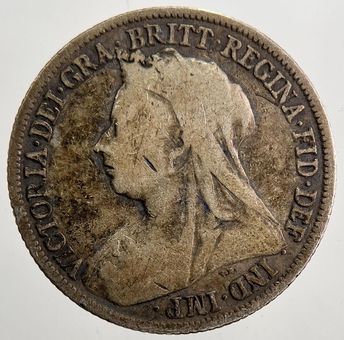 1898 Victoria Shilling Silver Coin | Fine Collectable Grade