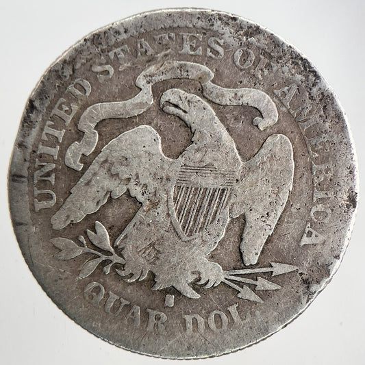 1876 US USA Seated Liberty Quarter Silver Coin | Collectable Grade | a6943
