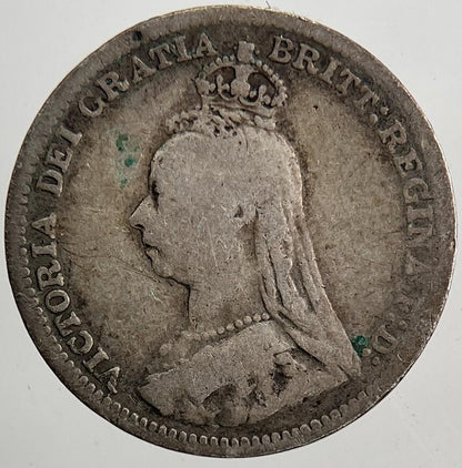 1890 Victoria Threepence Silver Coin | Fine Collectable Grade