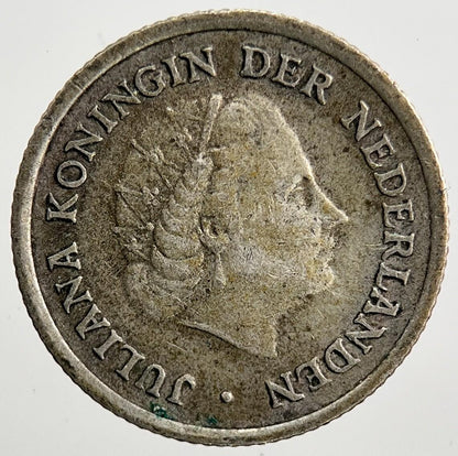 1959 Netherlands 1/10 Gulden Silver Coin | Fine Collectable Grade