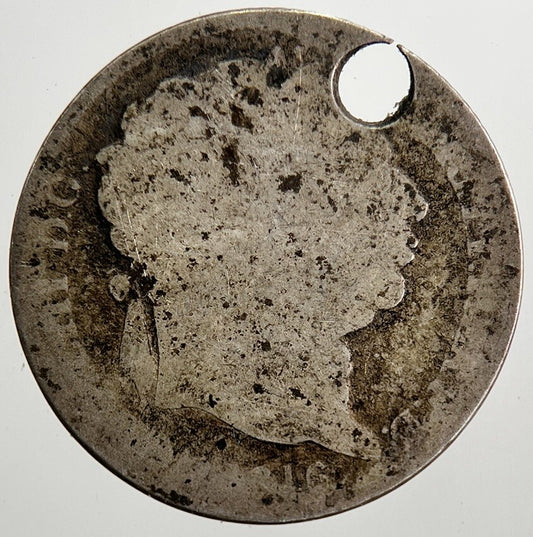 1816 George III Sixpence Silver Coin | Fair Grade