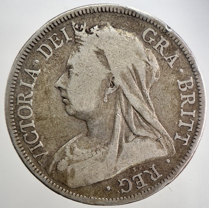 1893 Victoria Half-Crown Silver Coin | Collectable Grade