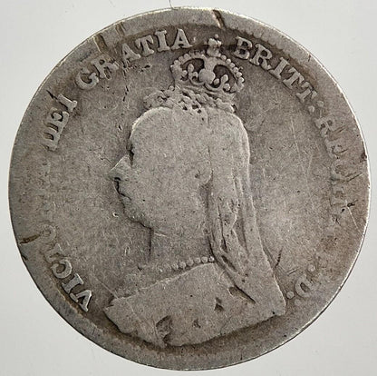 1891 Victoria Threepence Silver Coin | Collectable Grade