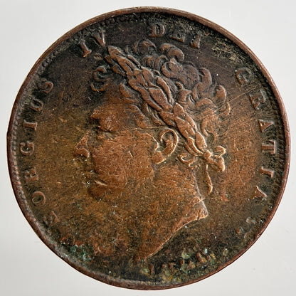 1826 George IV Farthing Coin | Fine Collectable Grade