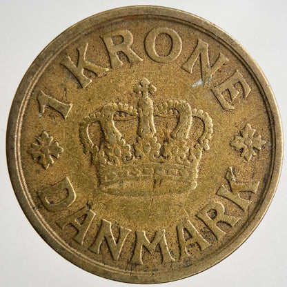 1926 Denmark 1 Krone Coin | Fine Collectable Grade | a6971