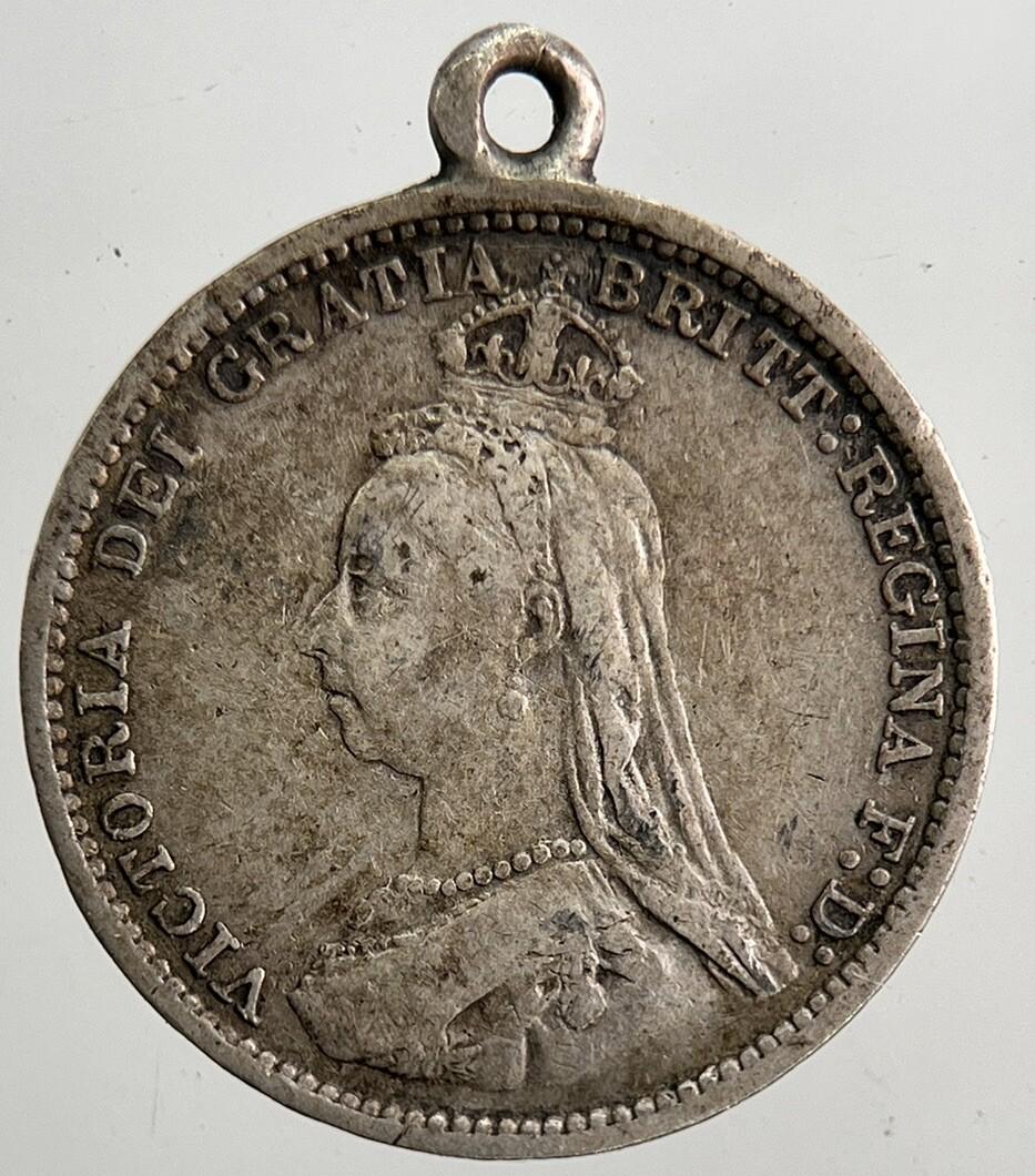 1887 Victoria Threepence Silver Coin | Fine Collectable Grade