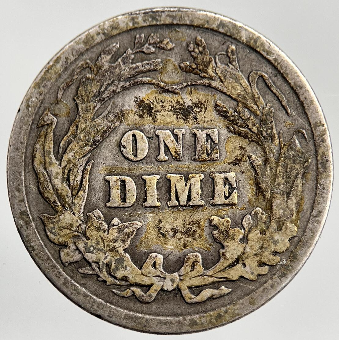 1914 US USA Barber One Dime Silver Coin | Collectable Grade