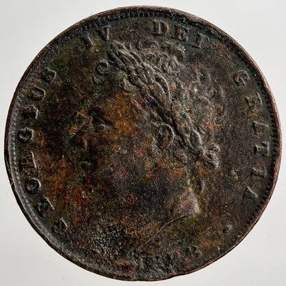 1828 George IV Farthing Coin | Fine Collectable Grade