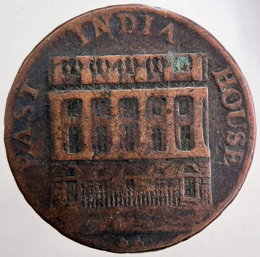 1793 Lancaster East India House Half-Penny Token | Collectable Grade
