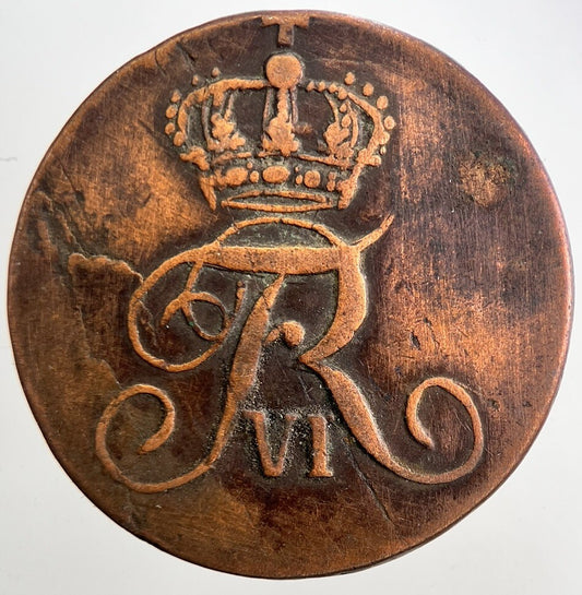 1810 Norway 2 Skilling Coin | Fine Collectable Grade