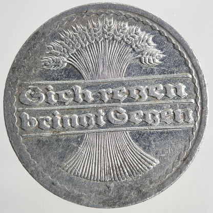 1920 Germany 50 Pfennig Coin | Very High Grade | a9028