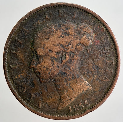 1855 Victoria Half-Penny Coin | Collectable Grade
