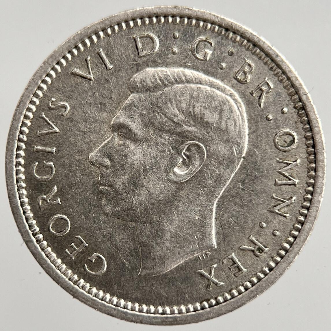 1940 George V Threepence Silver Coin | Very High Grade