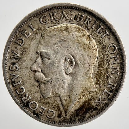 1916 George V Shilling Silver Coin | Fine Collectable Grade