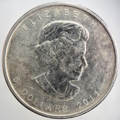 2011 Canada Maple Leaf 1oz Silver Coin | Very High Grade