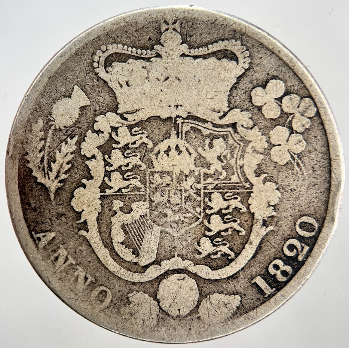 1820 George IV Half-Crown Anno Silver Coin | Collectable Grade