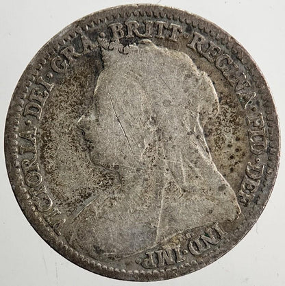 1896 Victoria Threepence Silver Coin | Collectable Grade