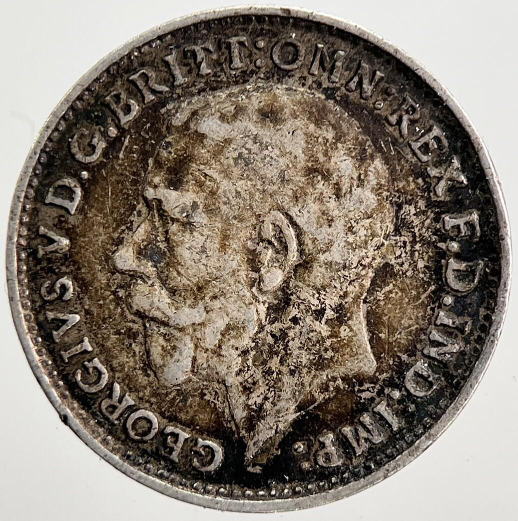1919 George V Threepence Silver Coin | Fine Collectable Grade