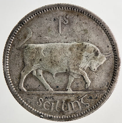 1939 Irish Shilling 1s Bull Silver Coin | Collectable Grade | a9030