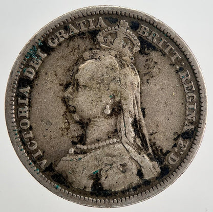 1887 Victoria Shilling Silver Coin | Collectable Grade
