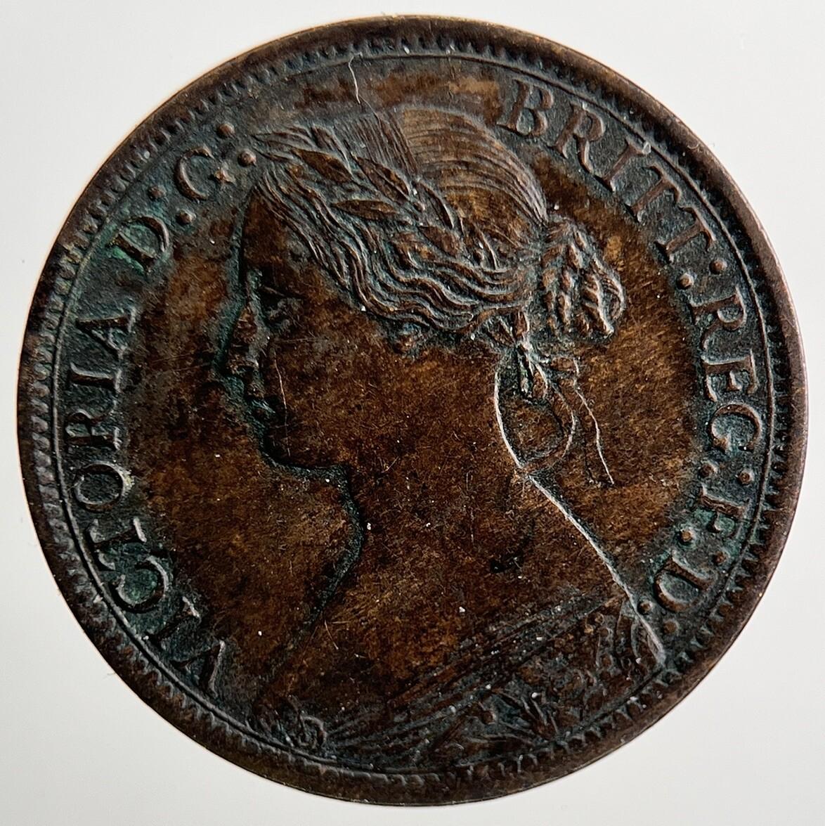 1866 Victoria Farthing Coin | Very High Grade