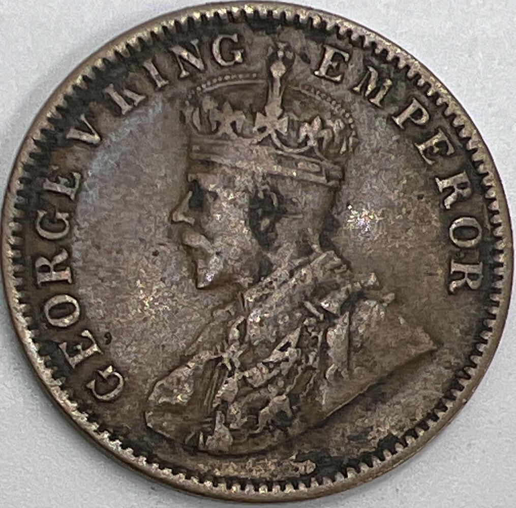 1936 India One Quarter 1/4 Anna Coin | Collectable Grade