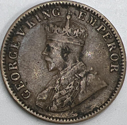1936 India One Quarter 1/4 Anna Coin | Collectable Grade