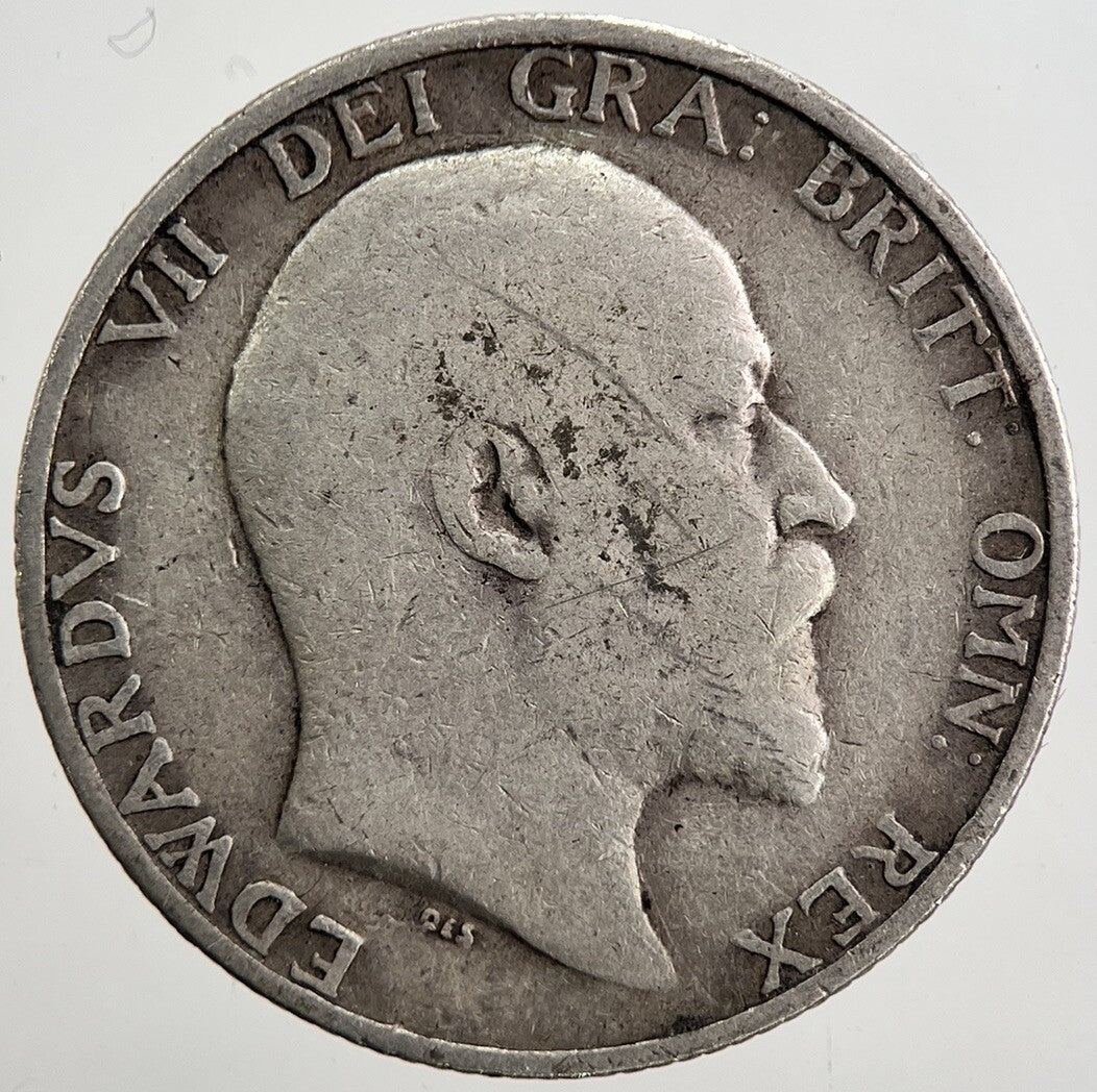 1906 Edward VII Shilling British Silver Coin | Collectable Grade