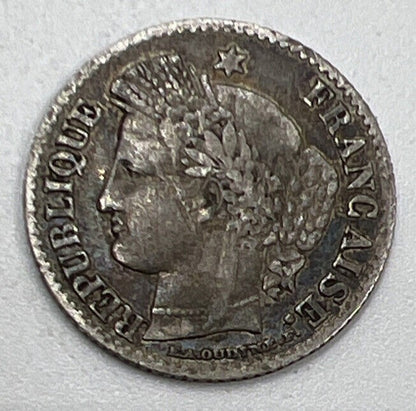 1850-A France 20 Centimes Silver Coin | Collectable Grade