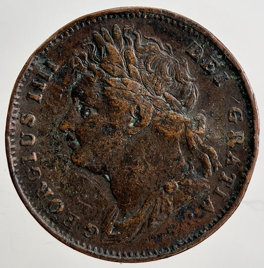 1822 George IV Farthing Coin | Fine Collectable Grade