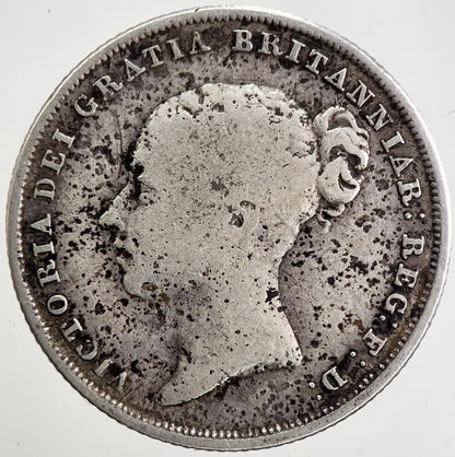 1839 Victoria Shilling Silver Coin | Collectable Grade