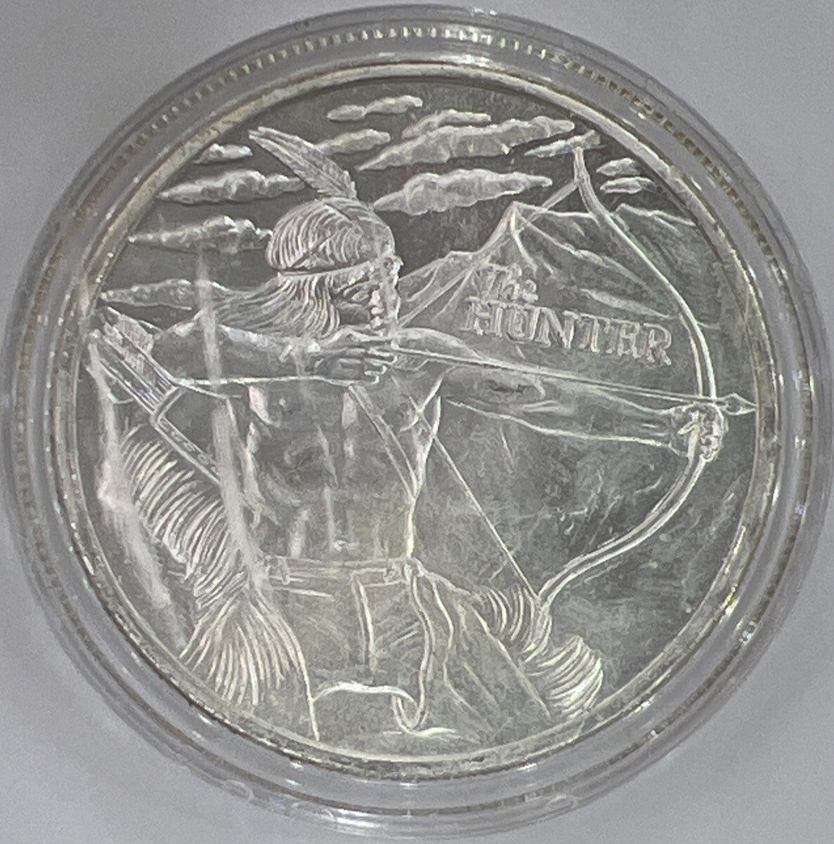 2016 The Buffalo Hunter 1oz Silver Coin | Comes in Capsule