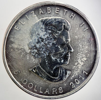 2011 Canadian Maple Leaf 1oz Silver Coin | Very High Grade