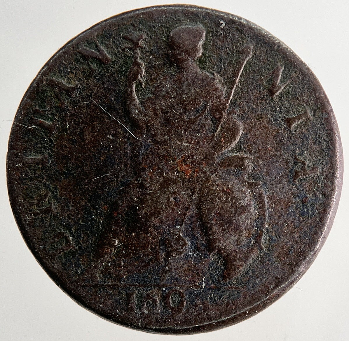 1695 William III 3rd Farthing Coin | Fine Collectable Grade | a9648