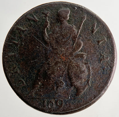 1695 William III 3rd Farthing Coin | Fine Collectable Grade | a9648