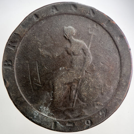 1797 George III 3rd Cartwheel One Penny Coin | Collectable Grade