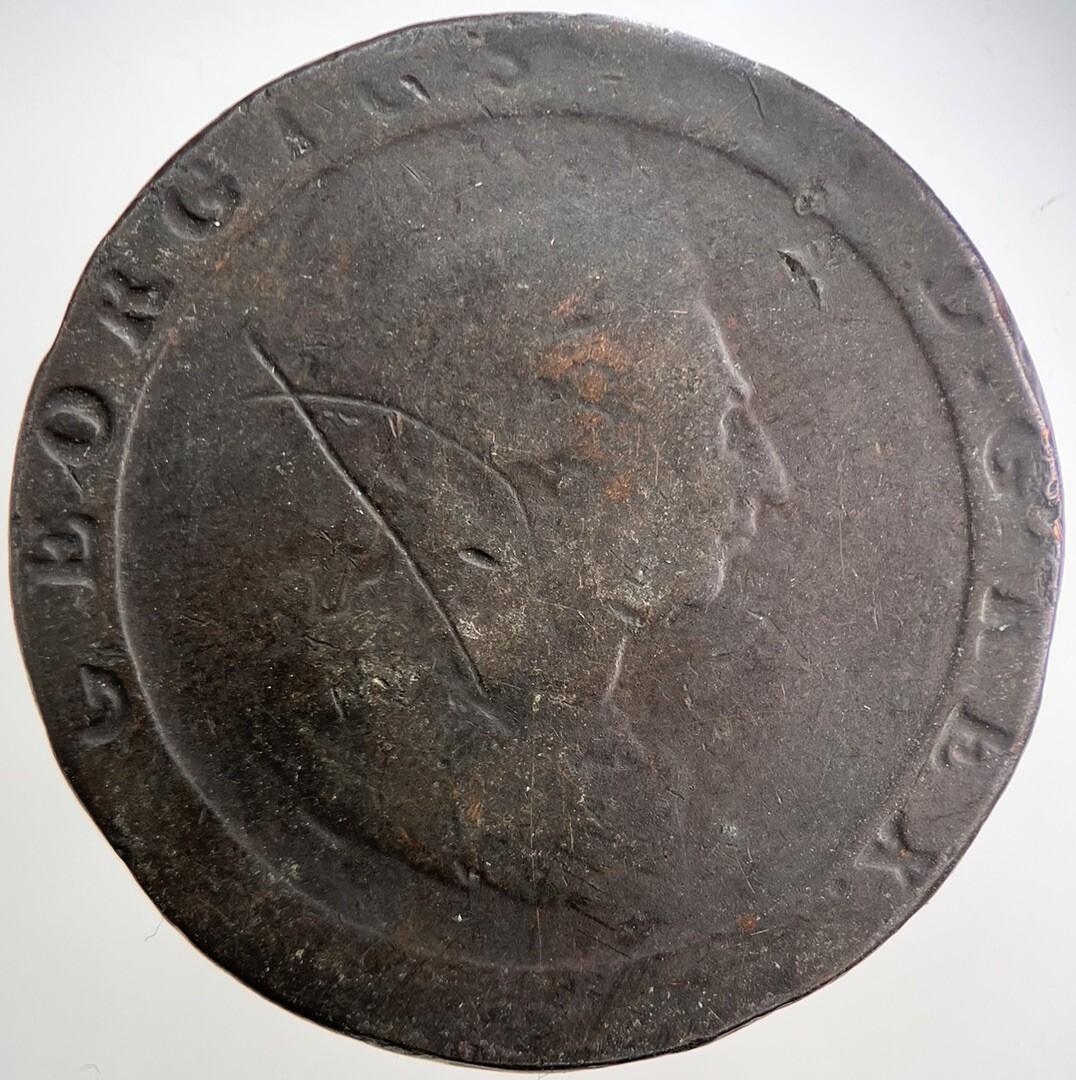 1797 George III 3rd Cartwheel One Penny Coin | Collectable Grade