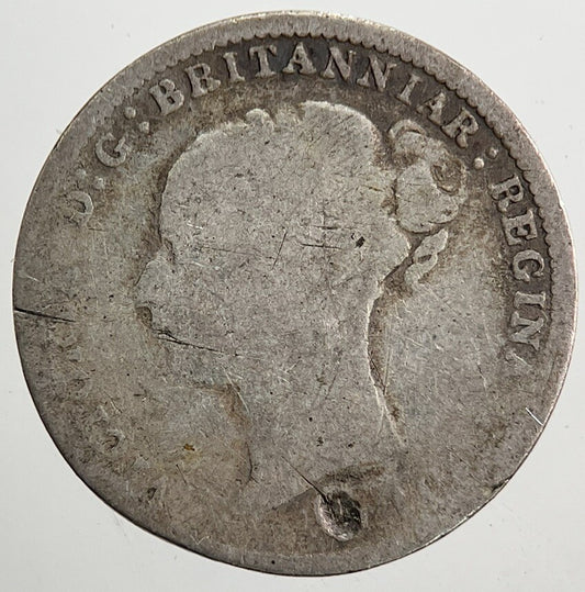 1876 Victoria Threepence Silver Coin | Collectable Grade