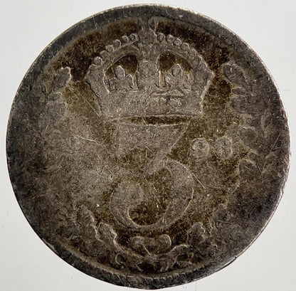 1896 Victoria Threepence Silver Coin | Collectable Grade