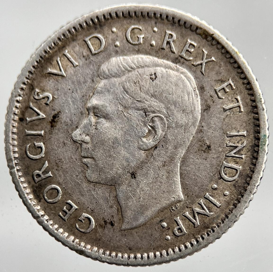 1941 Canadia 10 Cents Silver Coin | Collectable Grade