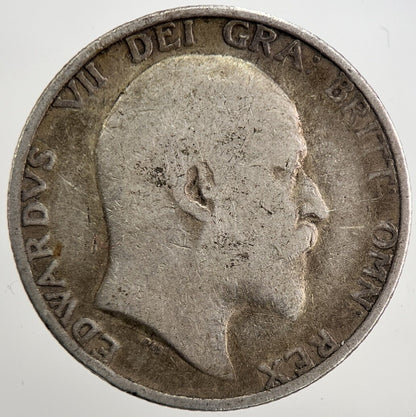 1906 Edward VII Shilling British Silver Coin | Collectable Grade