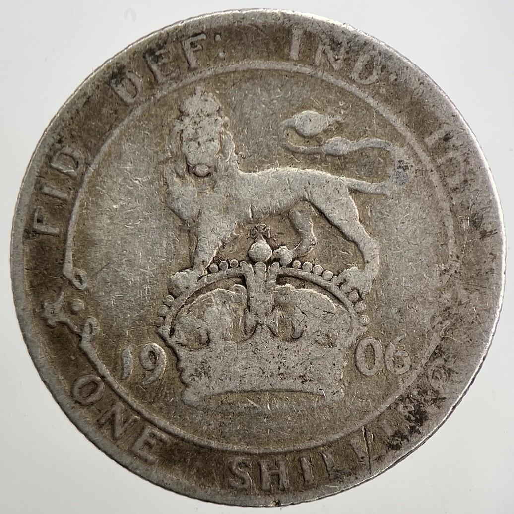 1906 Edward VII Shilling British Silver Coin | Collectable Grade