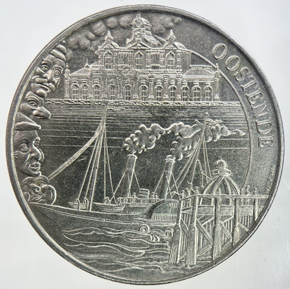 1982 Belgium Oostende 100 Stuivers Medal Coin | Very High Grade | a2507