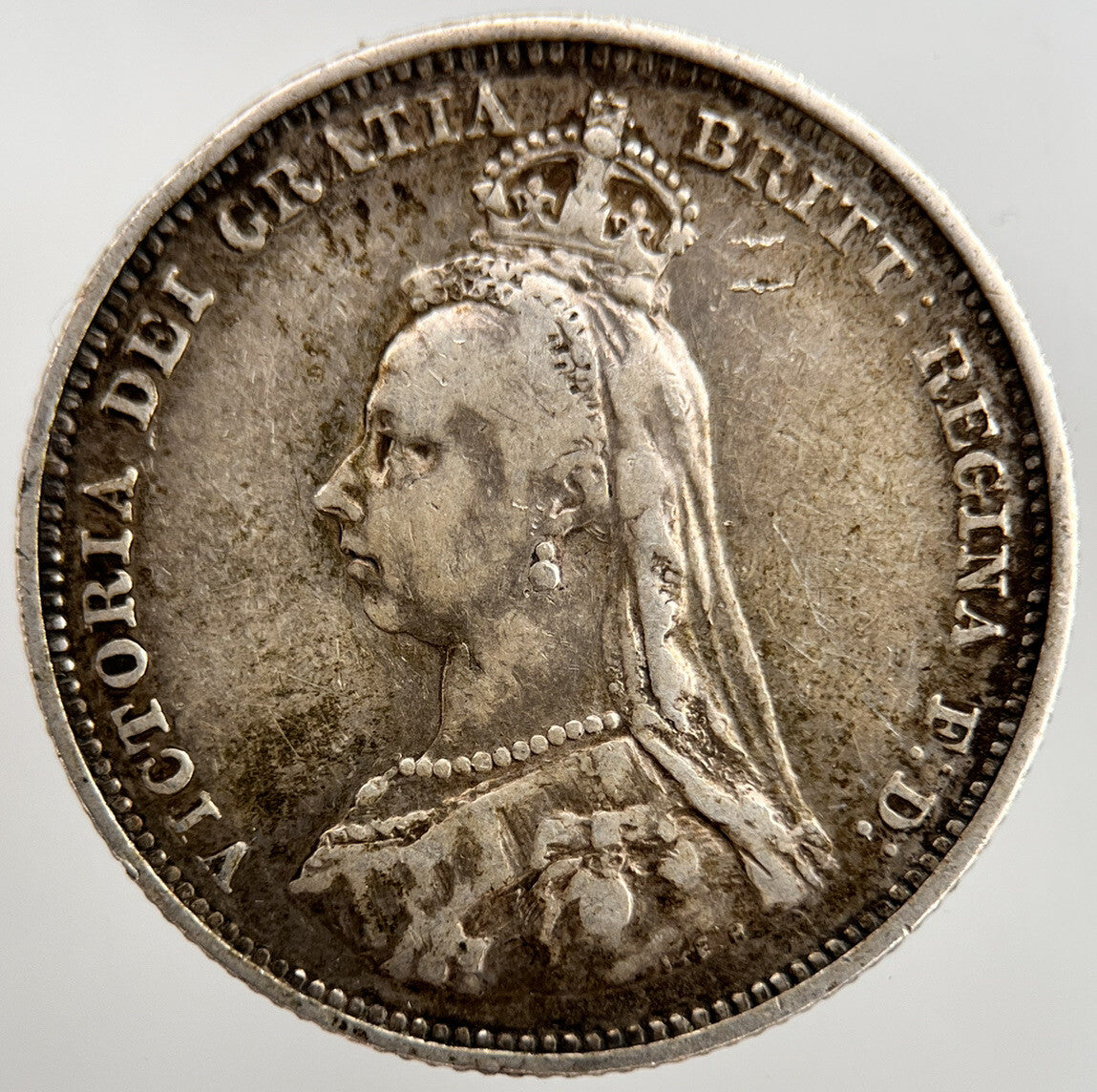1887 Victoria Shilling Silver Coin | Collectable Grade