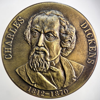 1812-1870 Charles Dickens Commemorative Coin Medal | Very High Grade