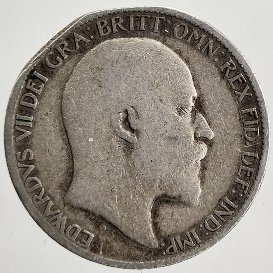 1906 Edward VII Sixpence Silver Coin | Collectable Grade