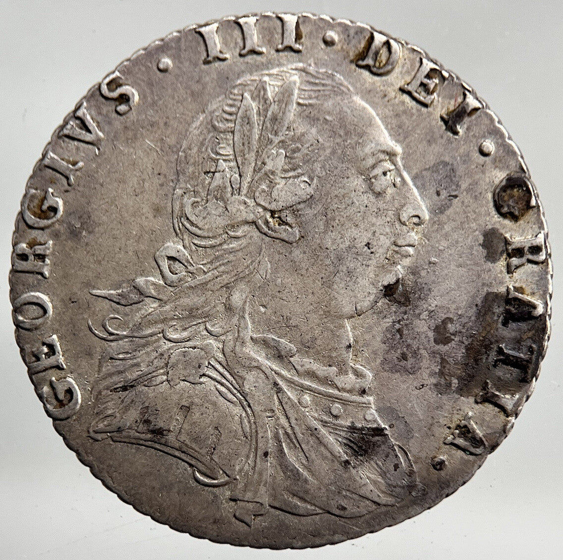 1787 George III 3rd Sixpence Silver Coin | Fine Collectable Grade