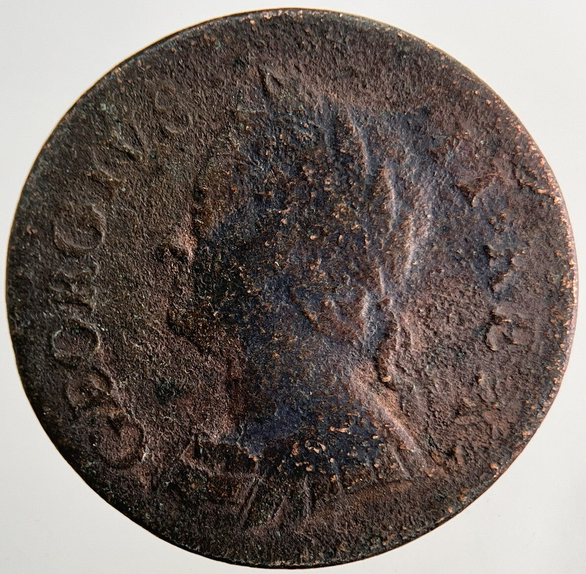 1754 George II 2nd Farthing Coin | Fine Collectable Grade | a9754