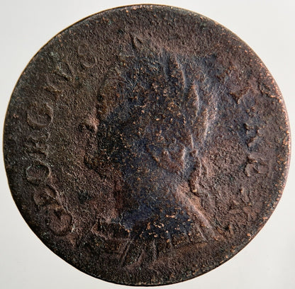 1754 George II 2nd Farthing Coin | Fine Collectable Grade | a9754