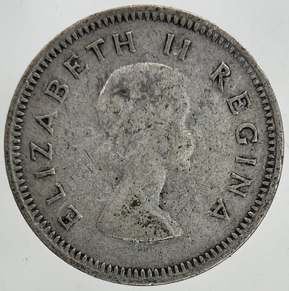1955 South Africa Threepence Silver Coin | Fine Collectable Grade | a9003